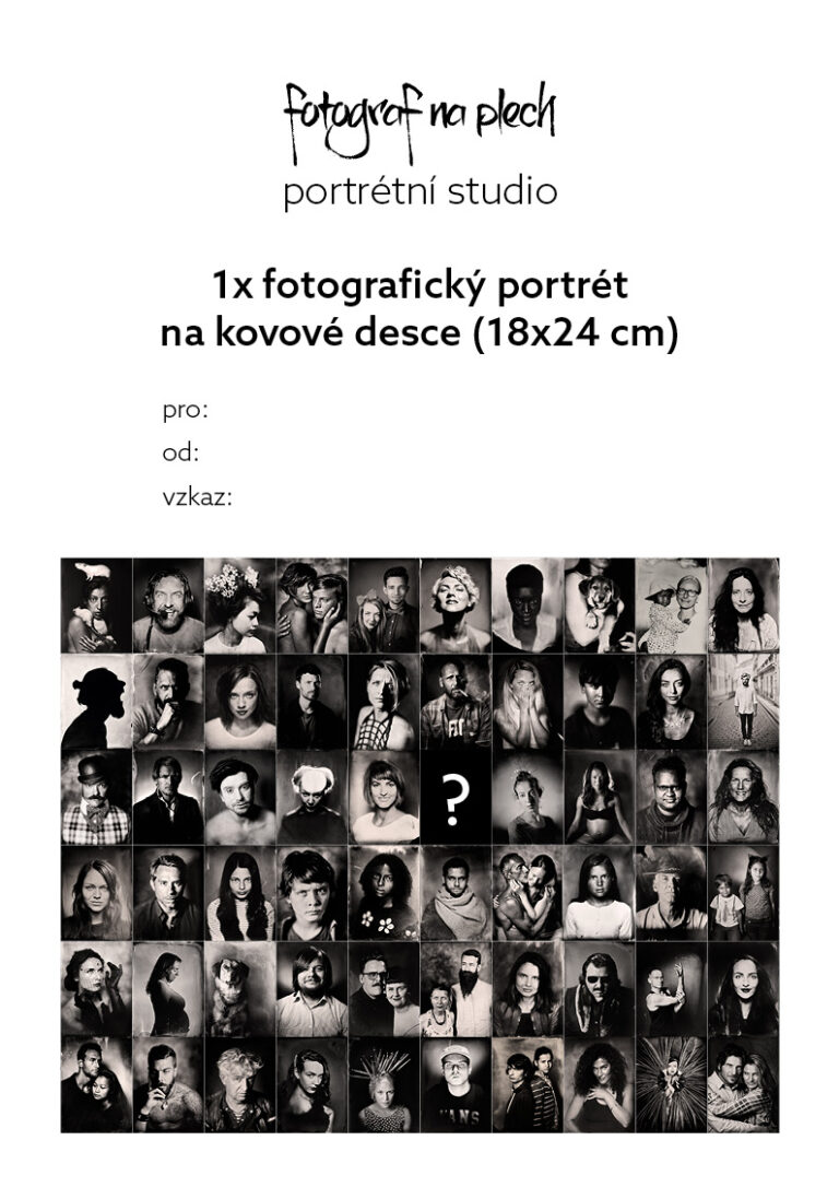 dárkový poukaz (přední strana)